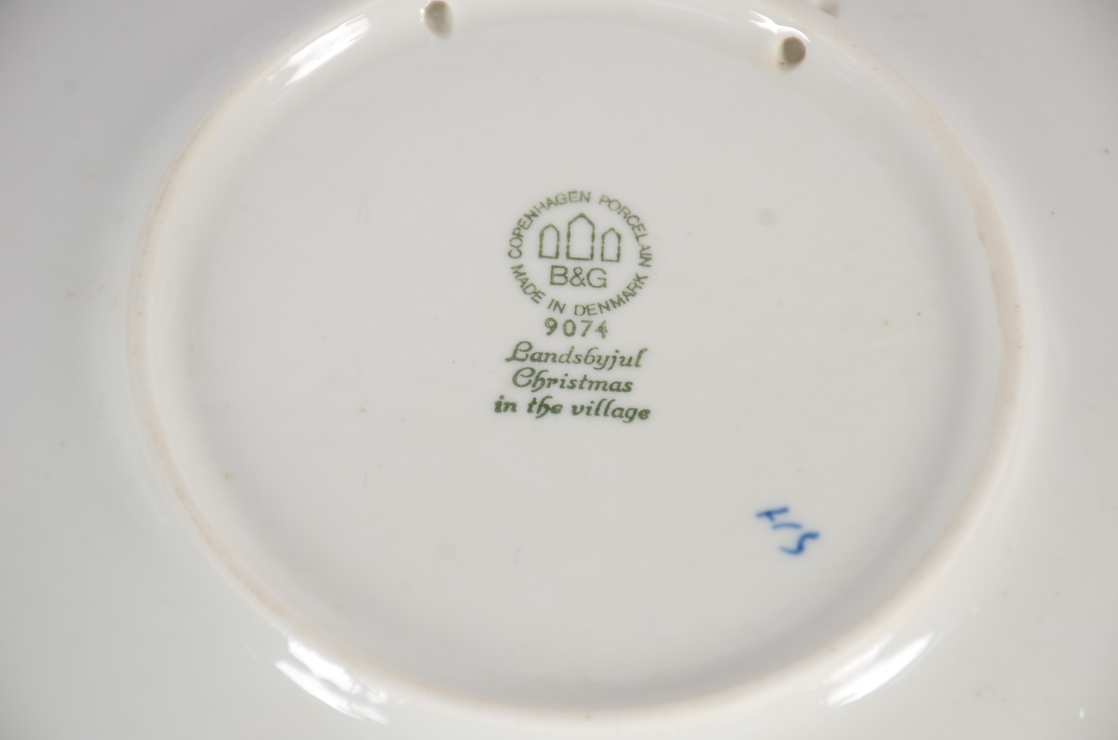 Cinco pratos de porcelana dinamarquesa Copenhagen e uma norueguesa... - foto 12 de 12