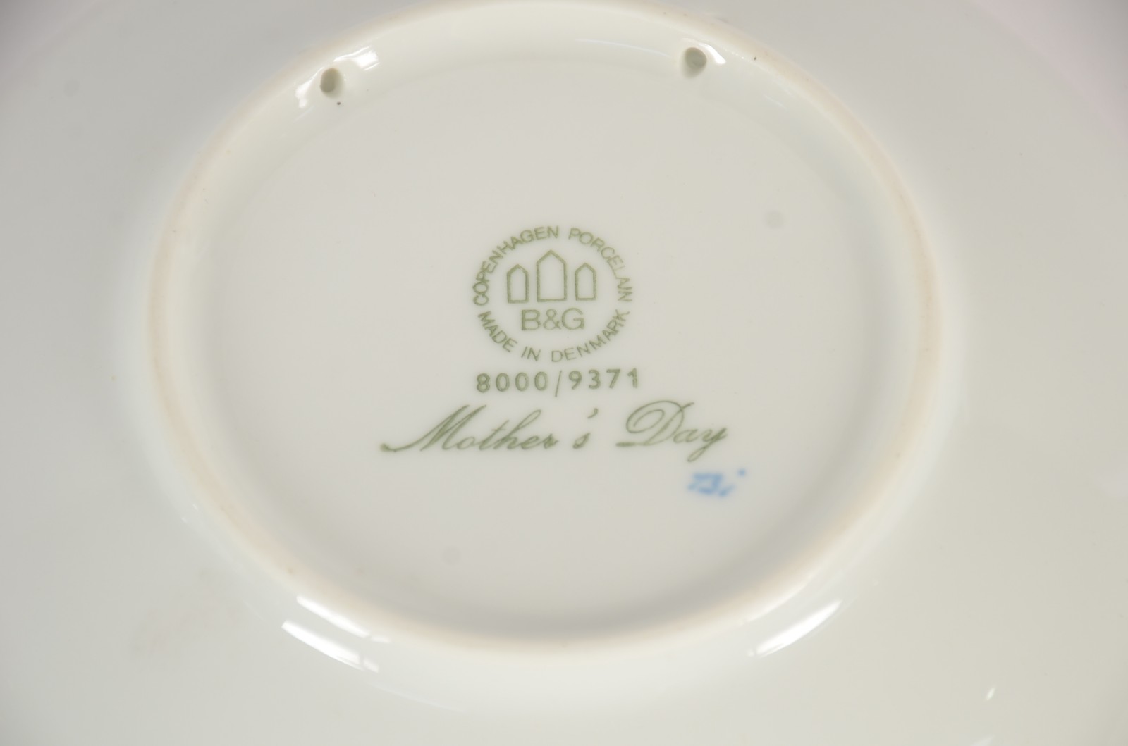 Cinco pratos de porcelana europeia comemorativos do dia das mães... - foto 7 de 8