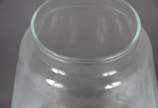 Par de vasos em demi cristal liso. - Par de vasos em demi cristal liso.