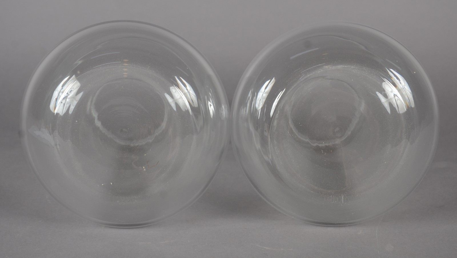 Par de vasos em demi cristal liso. - foto 4 de 4