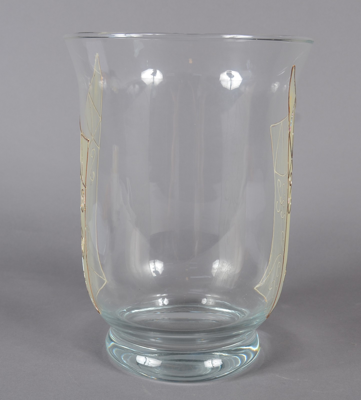 Vaso de cristal europeu. - foto 2 de 4