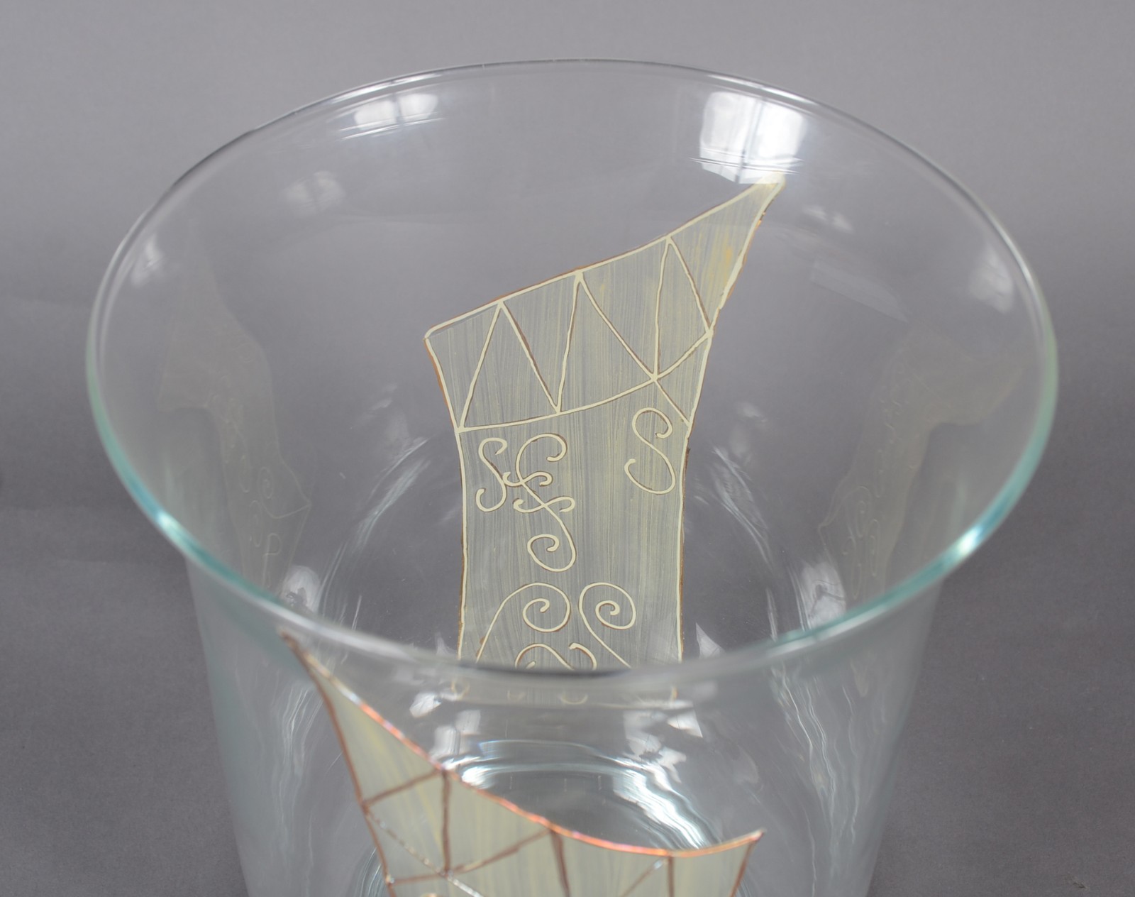 Vaso de cristal europeu. - foto 4 de 4