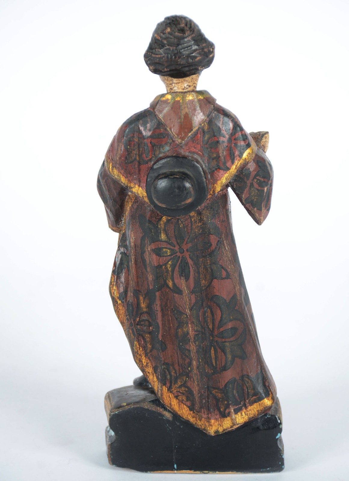 Santo de Botas - Antiga imagem de madeira entalhada e policromada. - foto 4 de 8