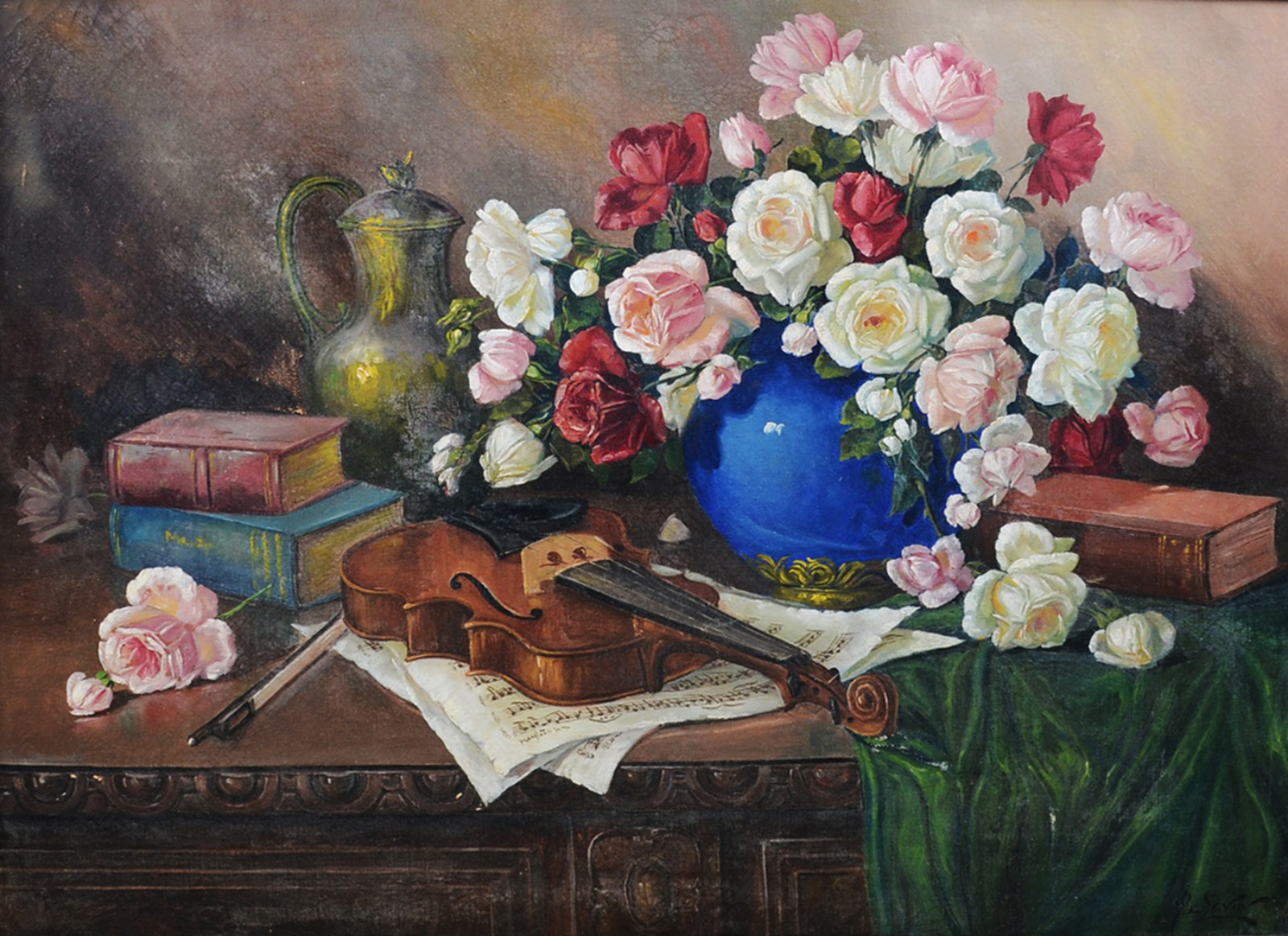 Flores e Violino - foto 1 de 5