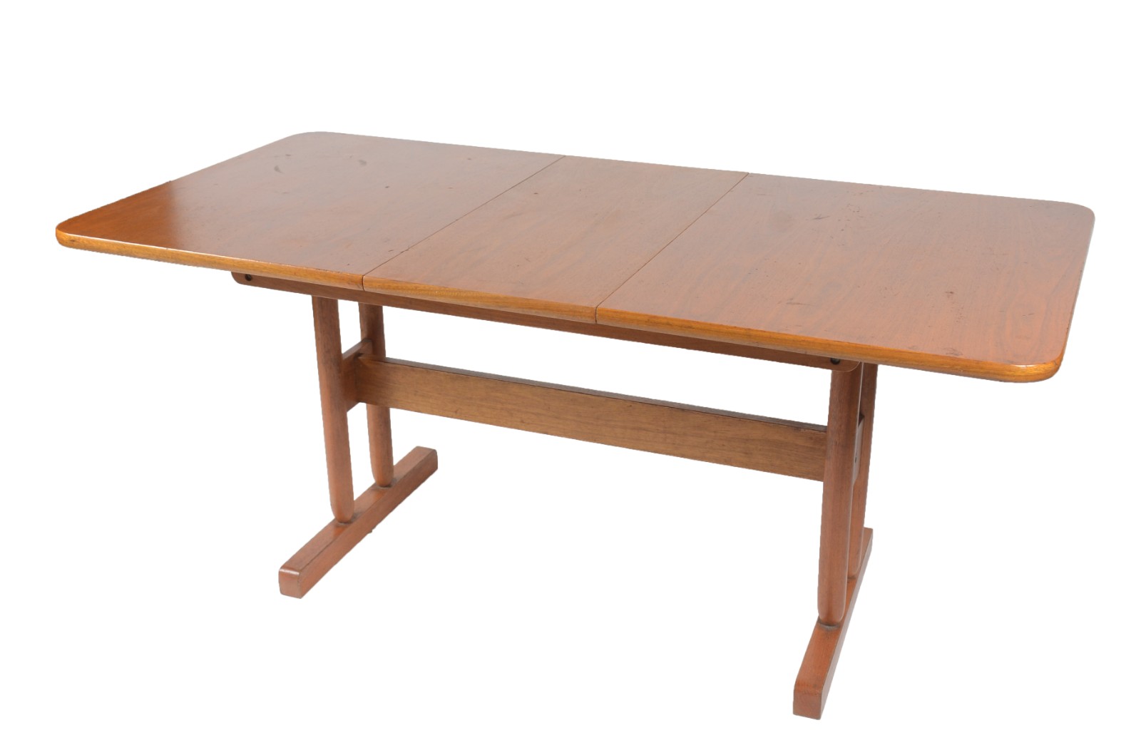 Mesa de madeira nobre com uma tabua extensora (85 cm x 40 cm)... - foto 4 de 10