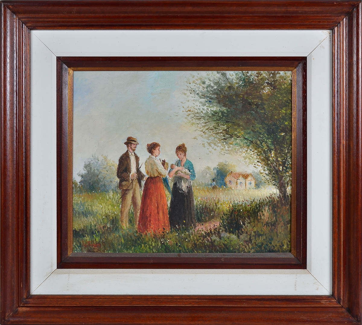 LATINI - camponeses - ost - 46 x 38cm.
