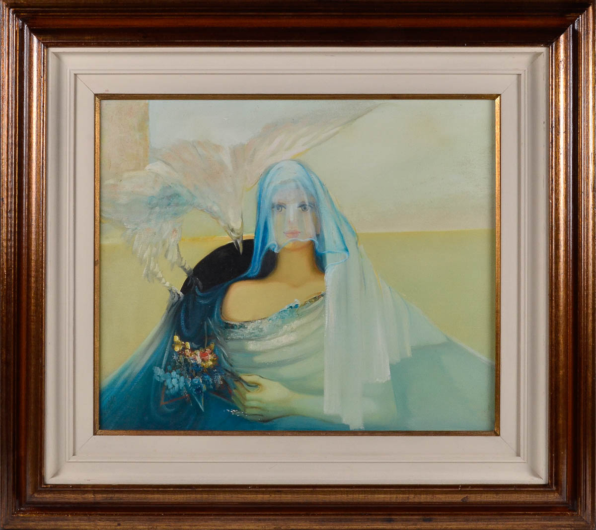 DORA PARENTES - paz no azul - ost - 60 x 50.