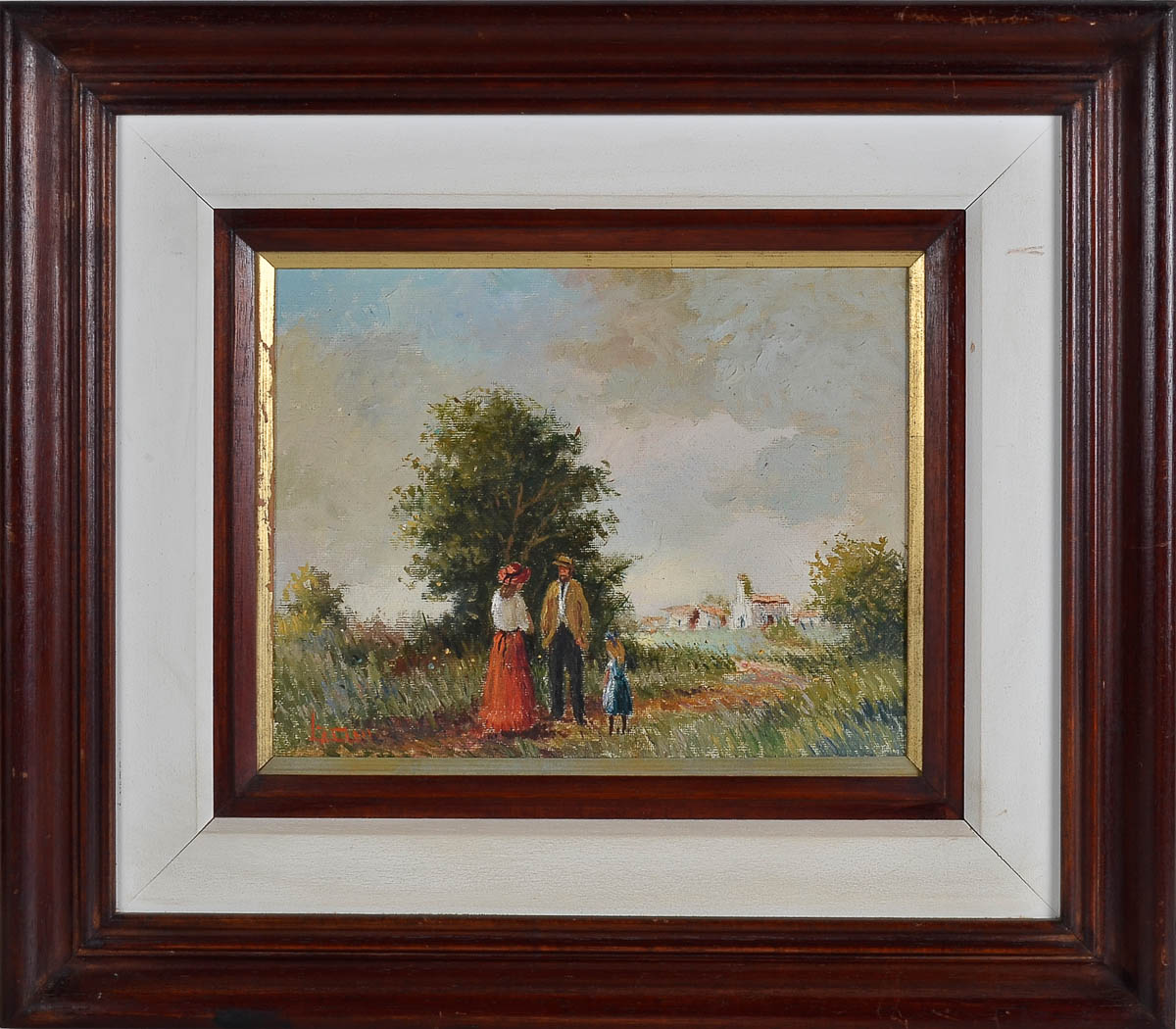 LATINI - campo - ost - 27 x 35cm.