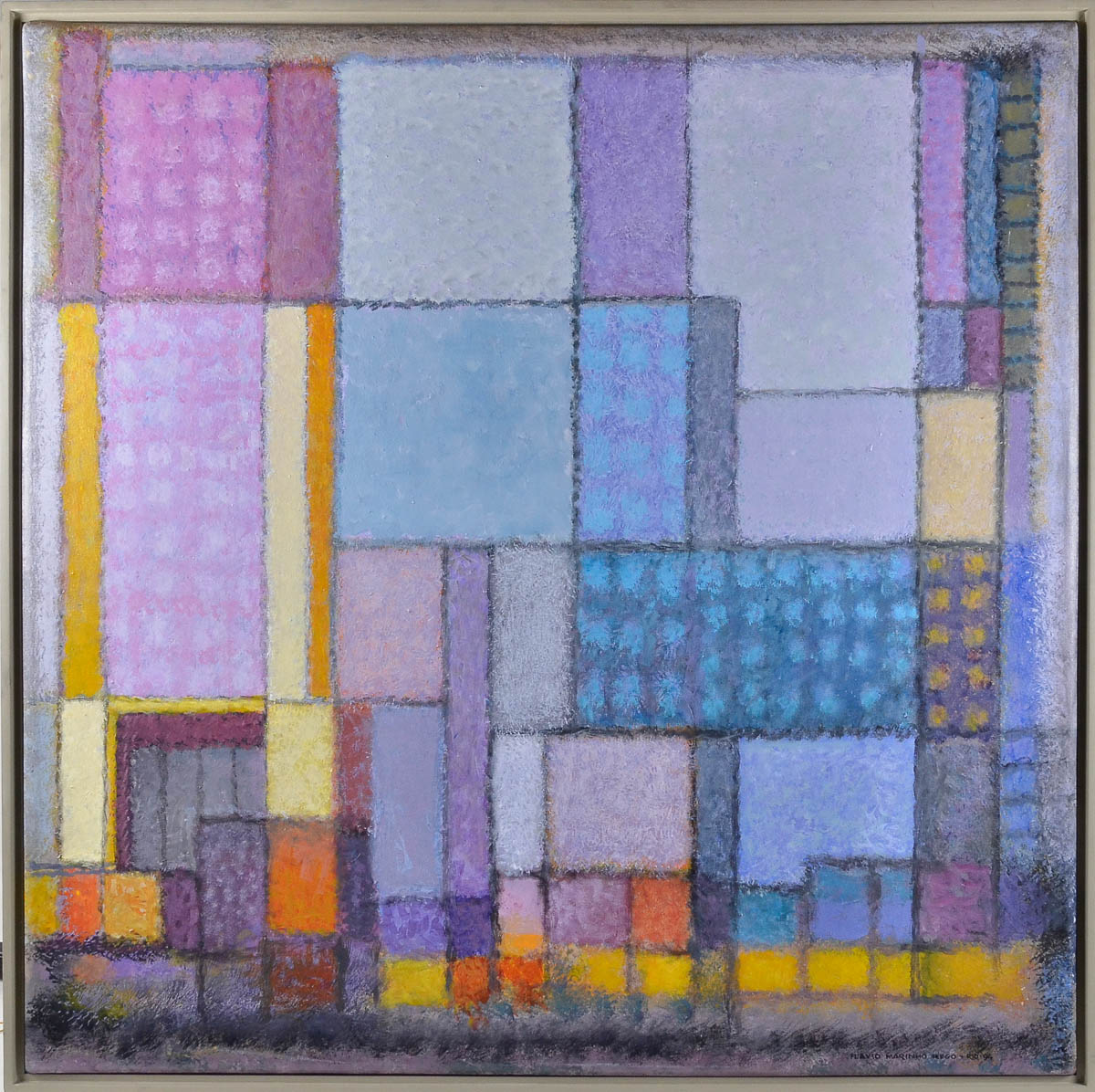 FLAVIO MARINHO REGO - abstrato - ost - 1,20 x 1,20