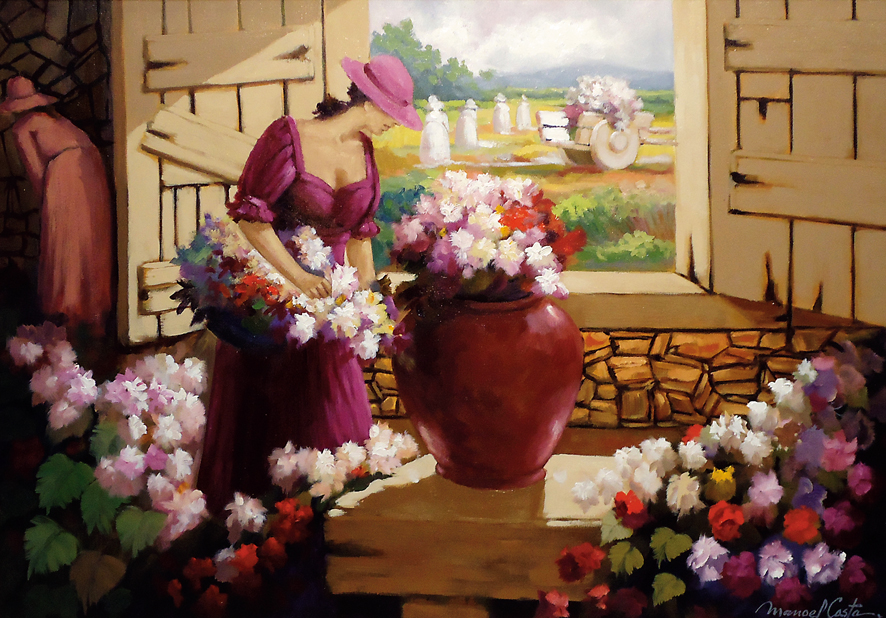 MANOEL COSTA - Florista - ost - 70 x 100.