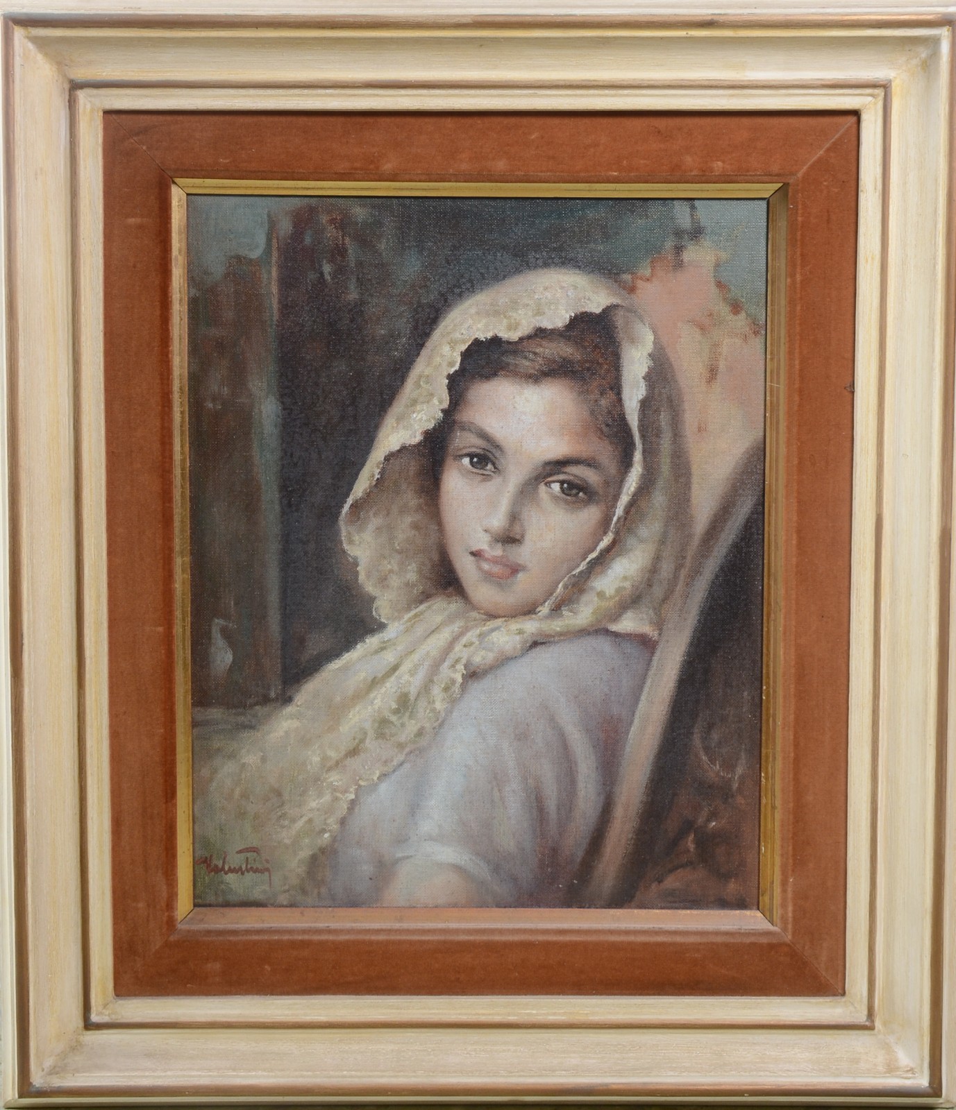 Assinatura não identificada, Menina Com Véu - foto 2 de 5