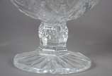 Duas compoteiras de vidro decorativo. - Duas compoteiras de vidro decorativo.