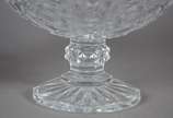 Duas compoteiras de vidro decorativo. - Duas compoteiras de vidro decorativo.