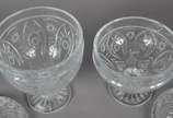 Duas compoteiras de vidro decorativo. - Duas compoteiras de vidro decorativo.