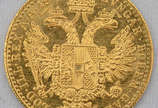 UM DUCADO - Império Austro Húngaro - Francisco ... - UM DUCADO - Império Austro Húngaro - Francisco I - Peso 3,50 g - 1915 - Título do ouro 985/1.000 (sendo 1.000 = 24 k).