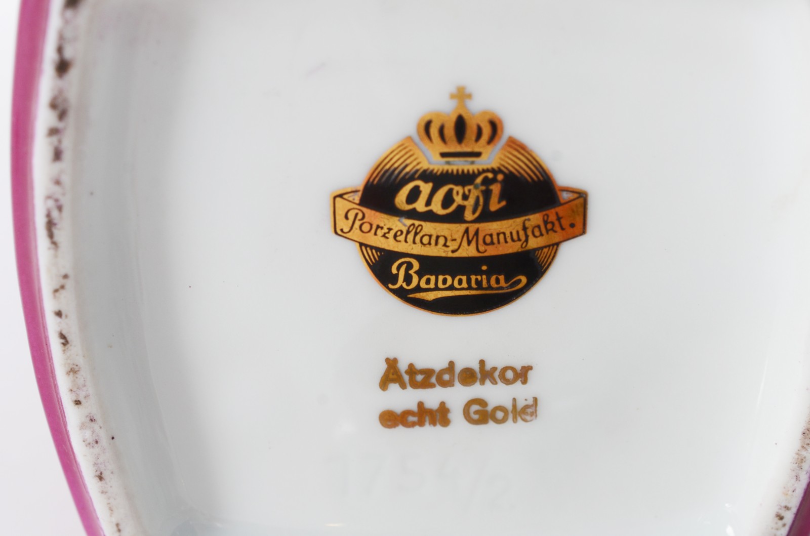 Cinco peças diversas de porcelana Vista Alegre e Bavaria. - foto 9 de 10