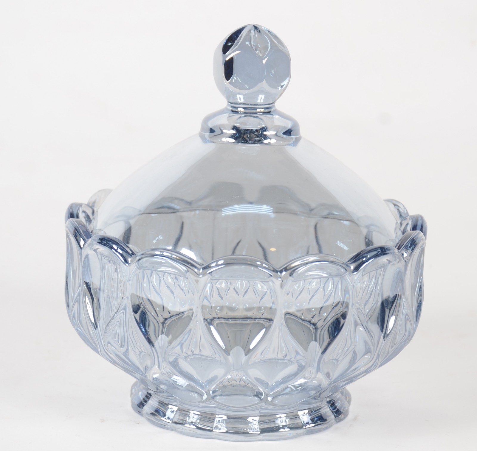 Bomboneire de vidro decorativo azul. - foto 1 de 6