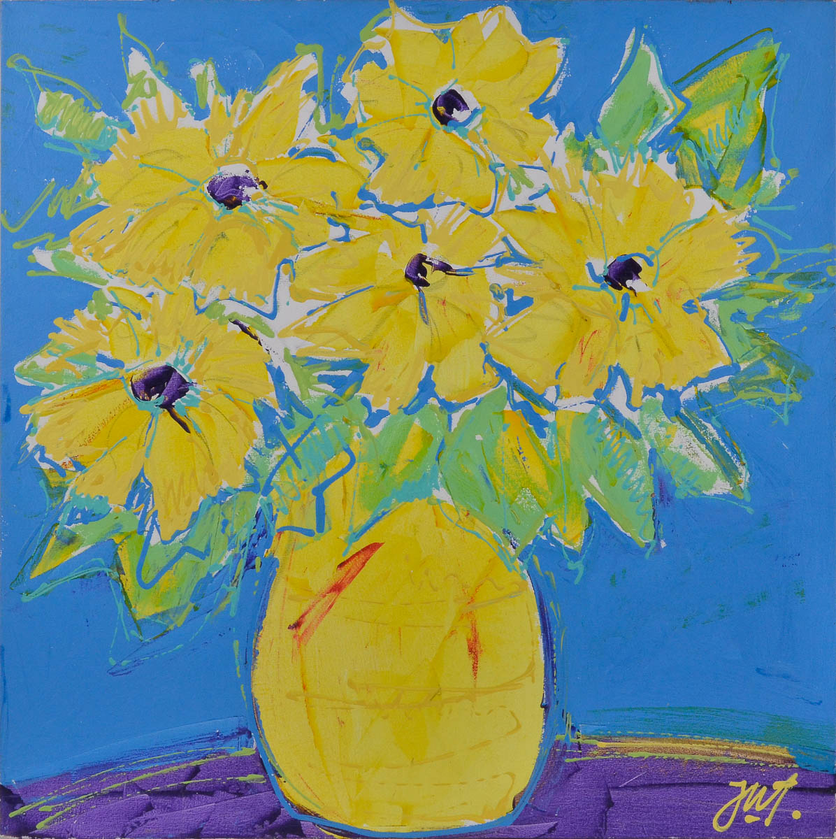 JUAN JUAREZ -Vaso de flores - Búzios, 2006 - ost - 69 x 69