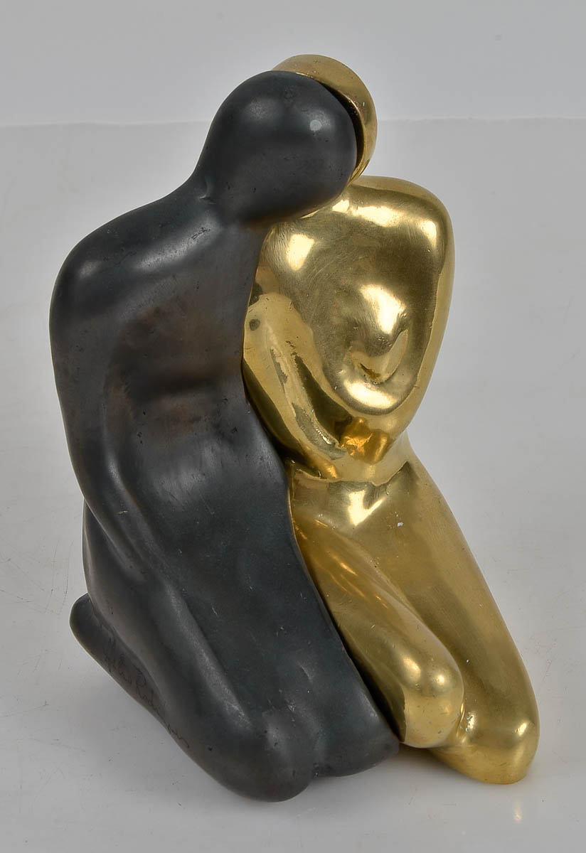 Bronze duplo - Torso. alt. 21cm.