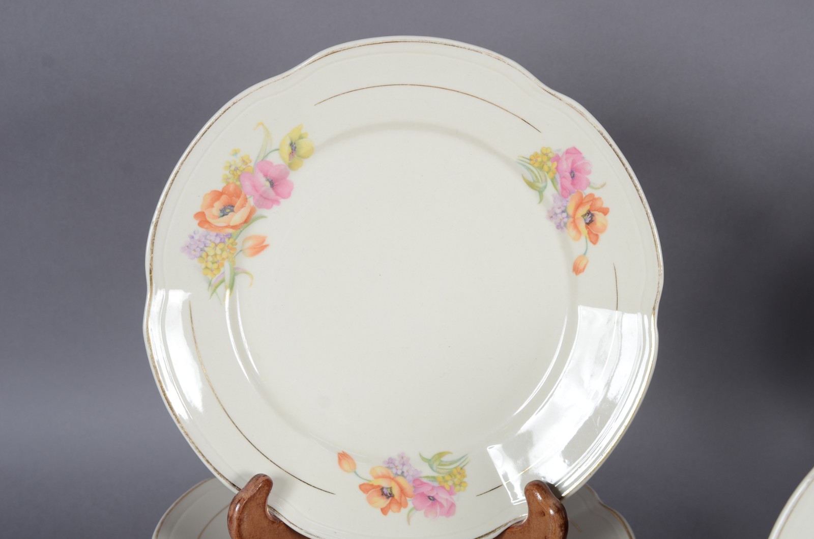 Aparelho de jantar de porcelana polonesa Chodziel, na cor bege... - foto 2 de 11