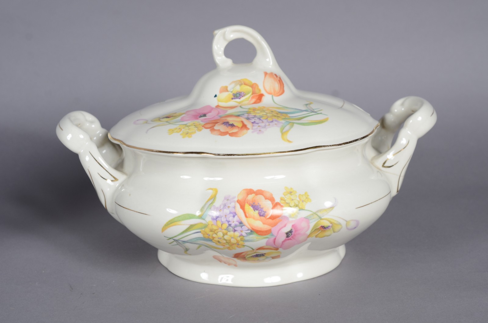 Aparelho de jantar de porcelana polonesa Chodziel, na cor bege... - foto 3 de 11