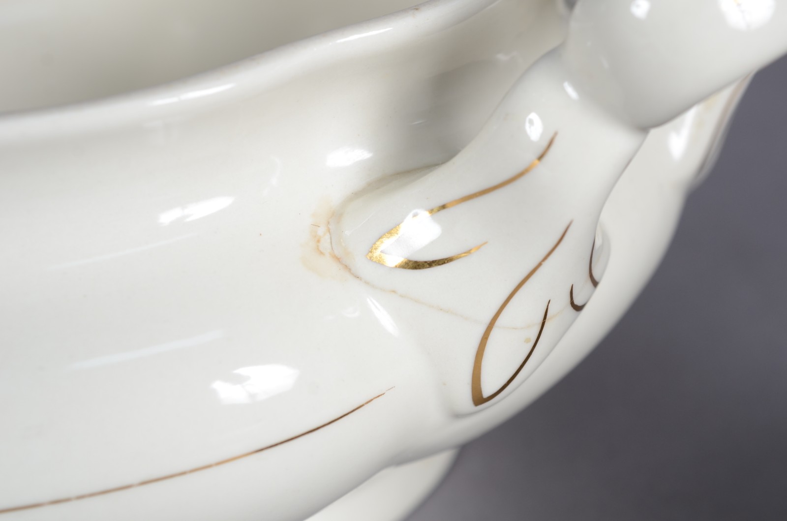 Aparelho de jantar de porcelana polonesa Chodziel, na cor bege... - foto 6 de 11