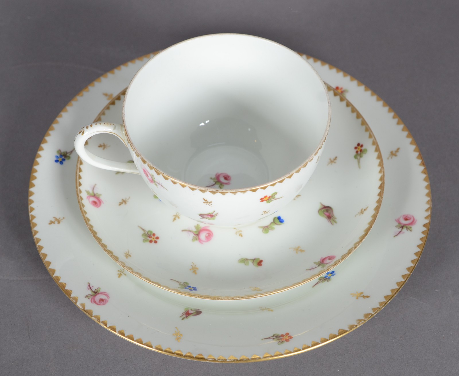 Serviço para chá de porcelana francesa "Mehun", C.P. & Co. (Charles... - foto 2 de 9