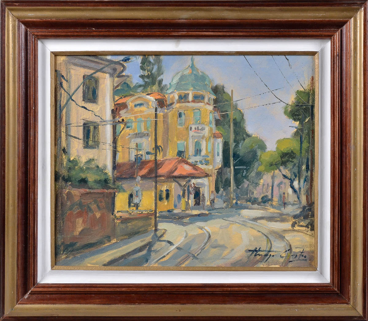 THIAGO CASTRO - largo das neves - ost - 41 x 33cm.