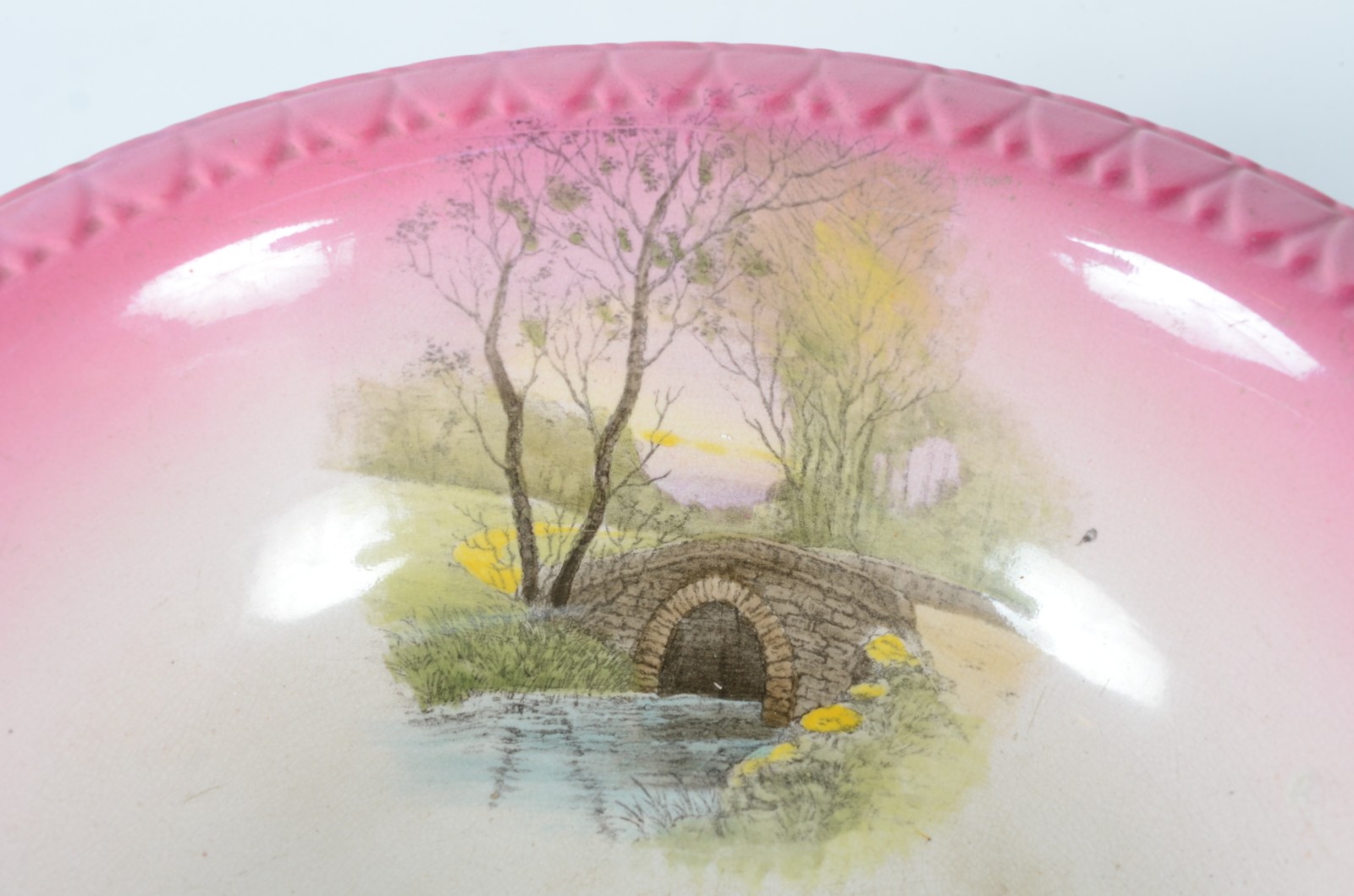 Gomil com bacia de faiança alemã Villeroy & Boch, decorados com... - foto 3 de 8