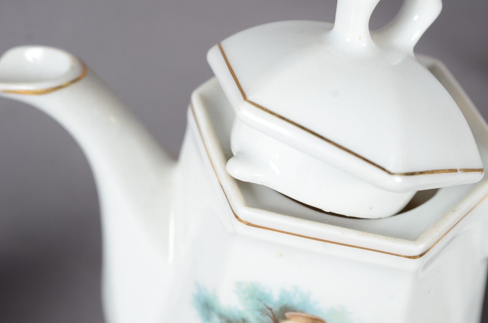 Serviço para café para 4 pessoas de porcelana Real composto de: 4... - foto 3 de 7