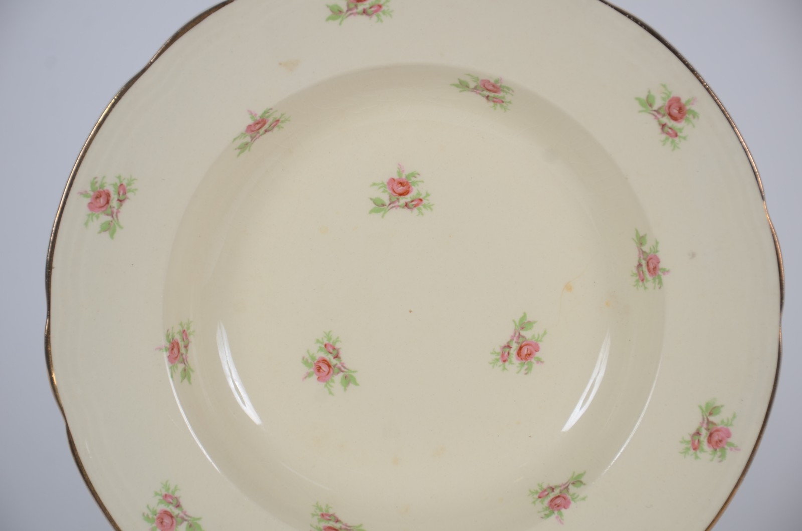 Serviço de jantar de faiança inglesa Alfred Meakin, na cor bege com... - foto 2 de 7