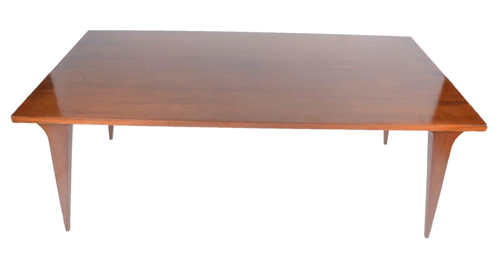 Mesa de jantar de madeira nobre, tampo retangular e apoio em quatro... - foto 2 de 7