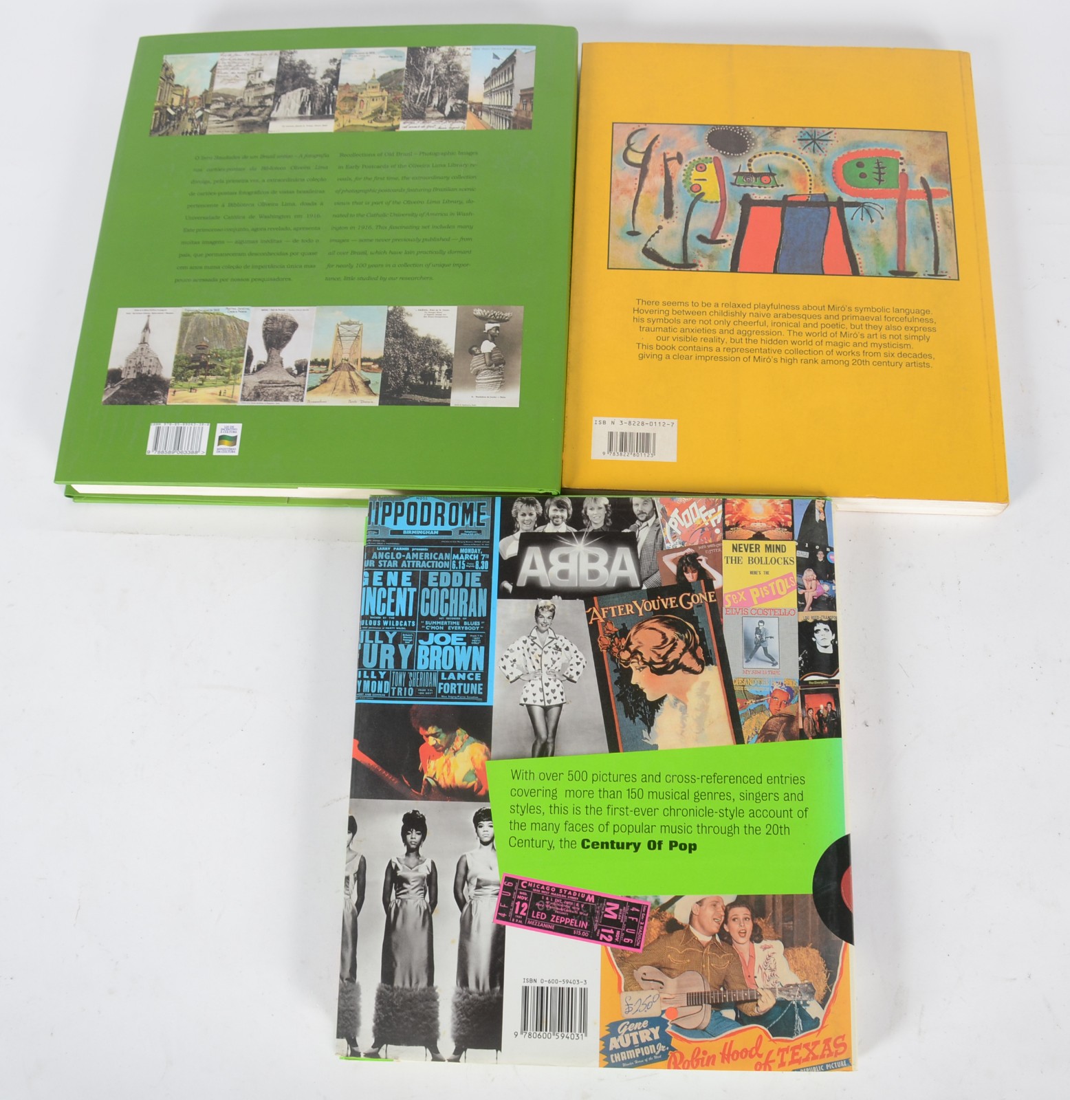 Três livros: A) Miró B) A Centry Of Pop C) Saudades de um Brasil... - foto 6 de 8