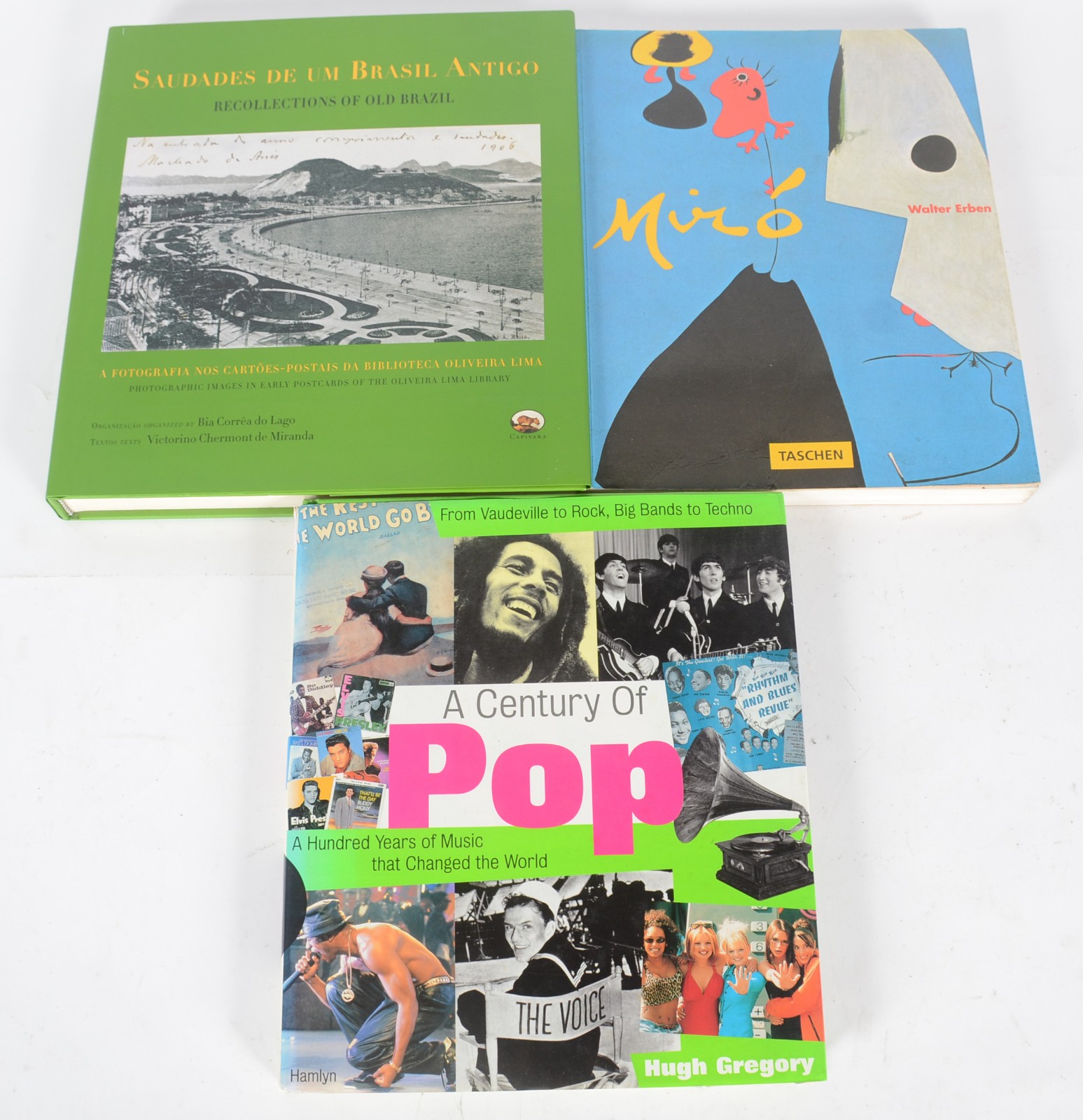 Três livros: A) Miró B) A Centry Of Pop C) Saudades de um Brasil... - foto 7 de 8