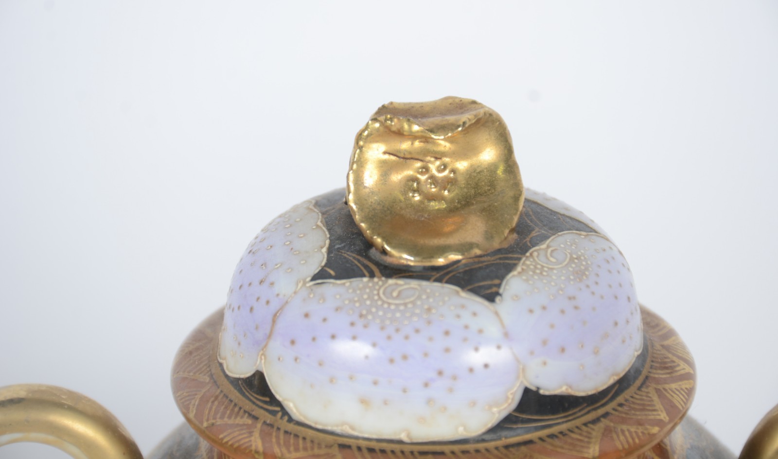 Serviço de chá de porcelana oriental decorados ao gosto Satzuma... - foto 4 de 11