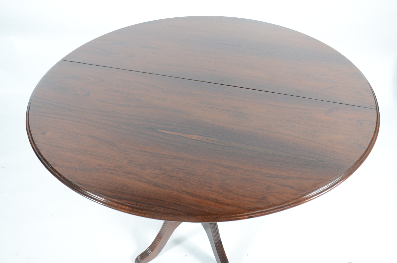 Mesa de jantar de madeira nobre, tampo dobrável servindo como... - foto 5 de 8