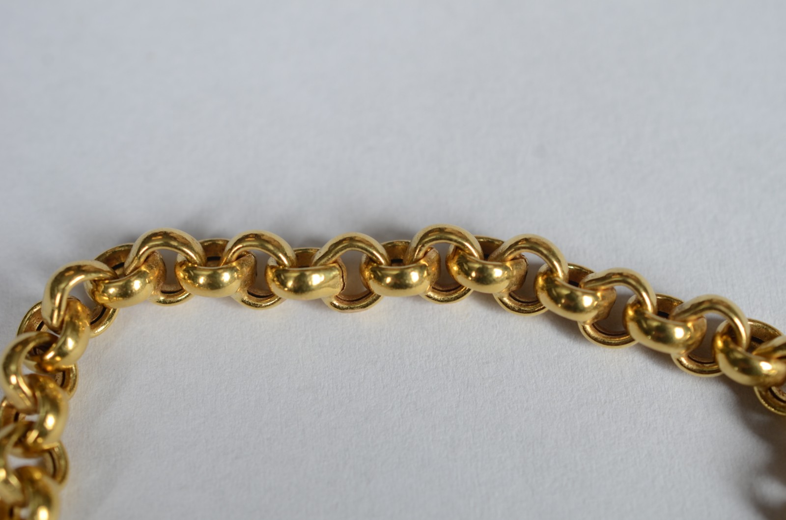 Pulseira de ouro 18 k, contraste 750 feitio elós portugueses. (Por... - foto 1 de 4