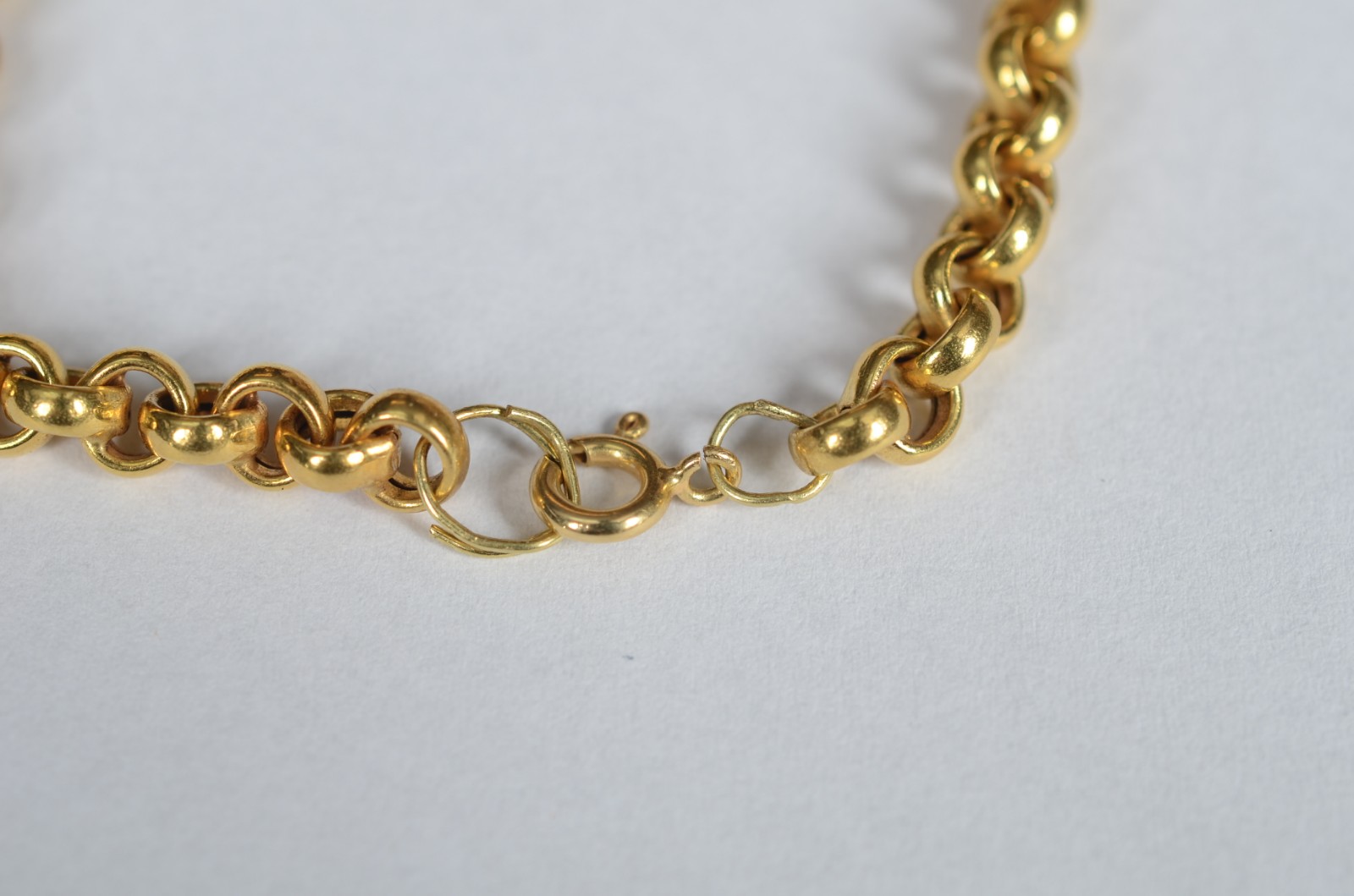 Pulseira de ouro 18 k, contraste 750 feitio elós portugueses. (Por... - foto 3 de 4