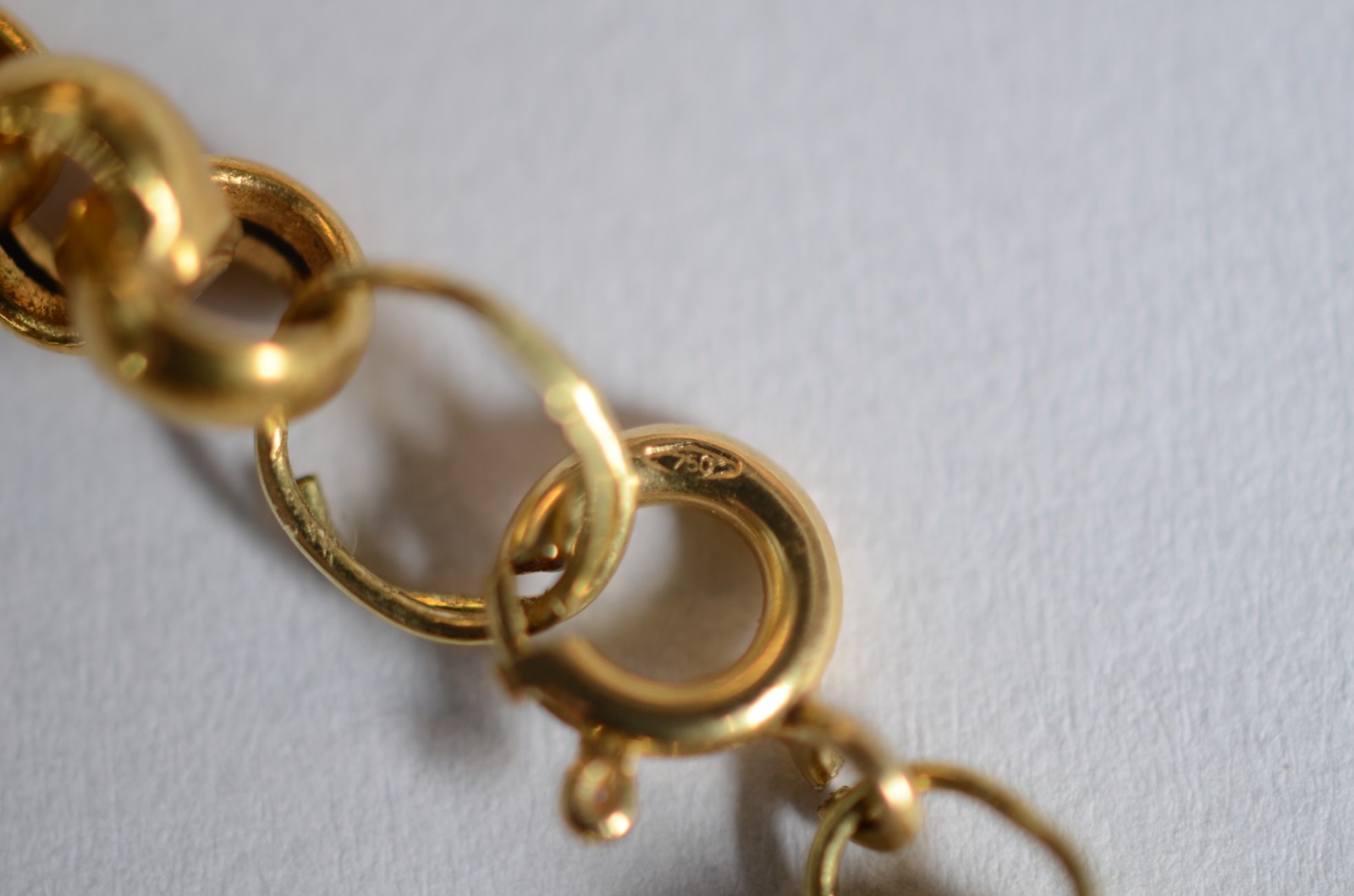 Pulseira de ouro 18 k, contraste 750 feitio elós portugueses. (Por... - foto 4 de 4