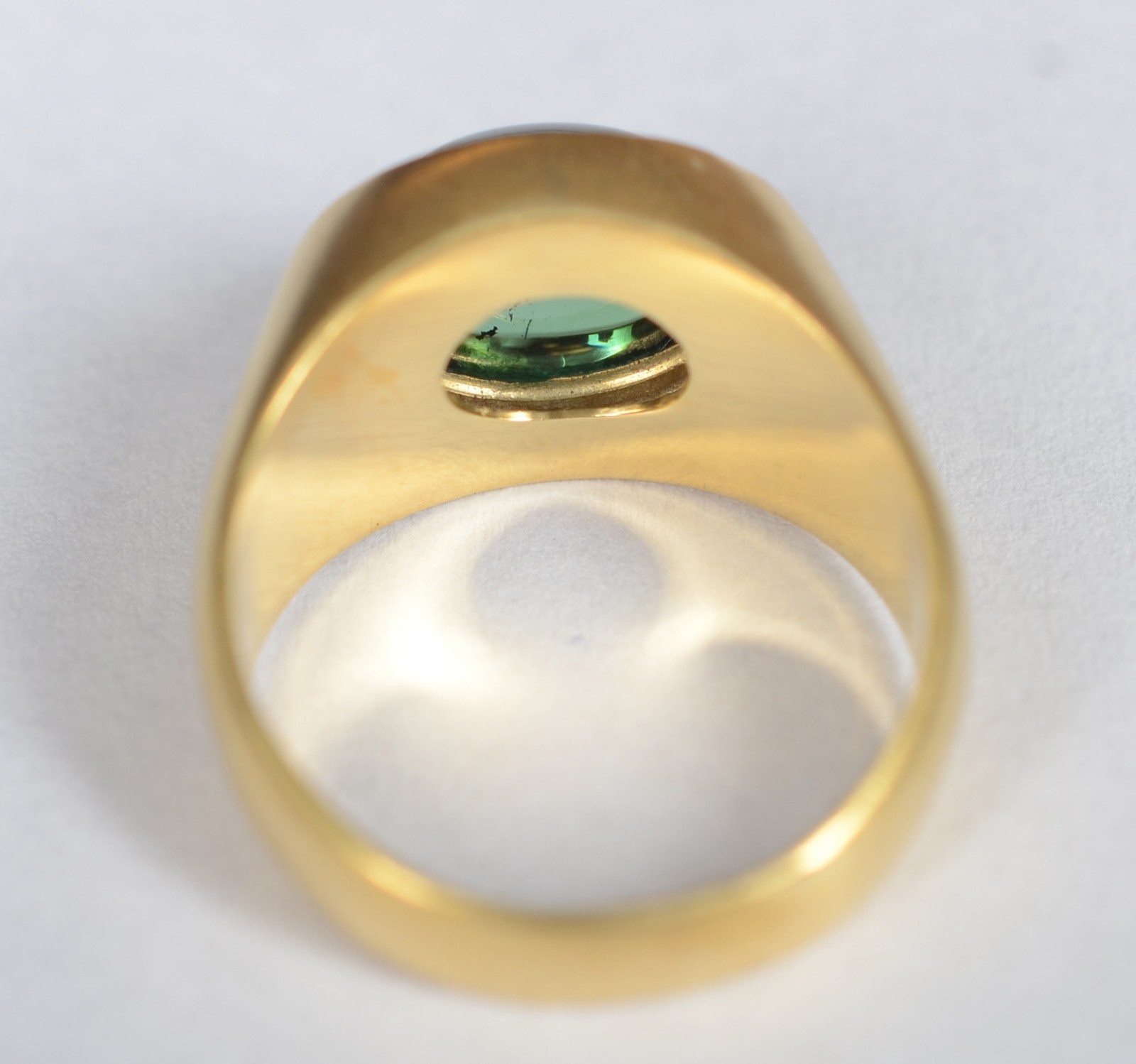 Anel de ouro 18 k, contraste 750, aro 15. (Por motivos de seguranças... - foto 4 de 5