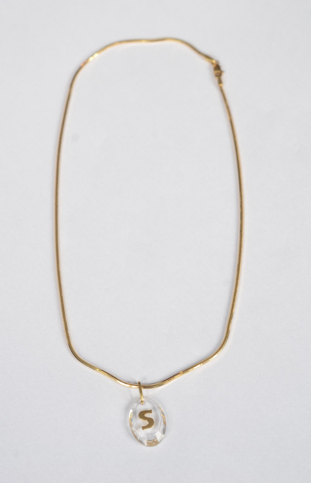 Colar de ouro 18 k, contraste 750 modelo rabo de rato com pingente de... - foto 2 de 7