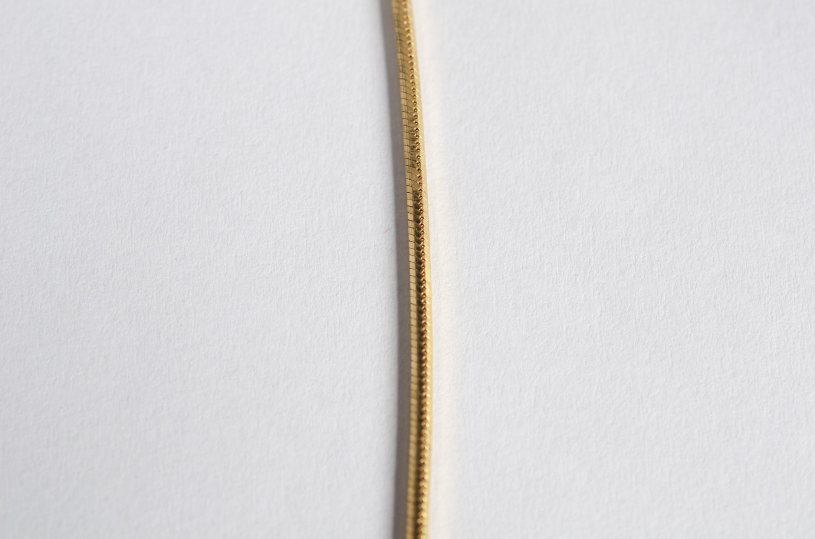 Colar de ouro 18 k, contraste 750 modelo rabo de rato com pingente de... - foto 5 de 7
