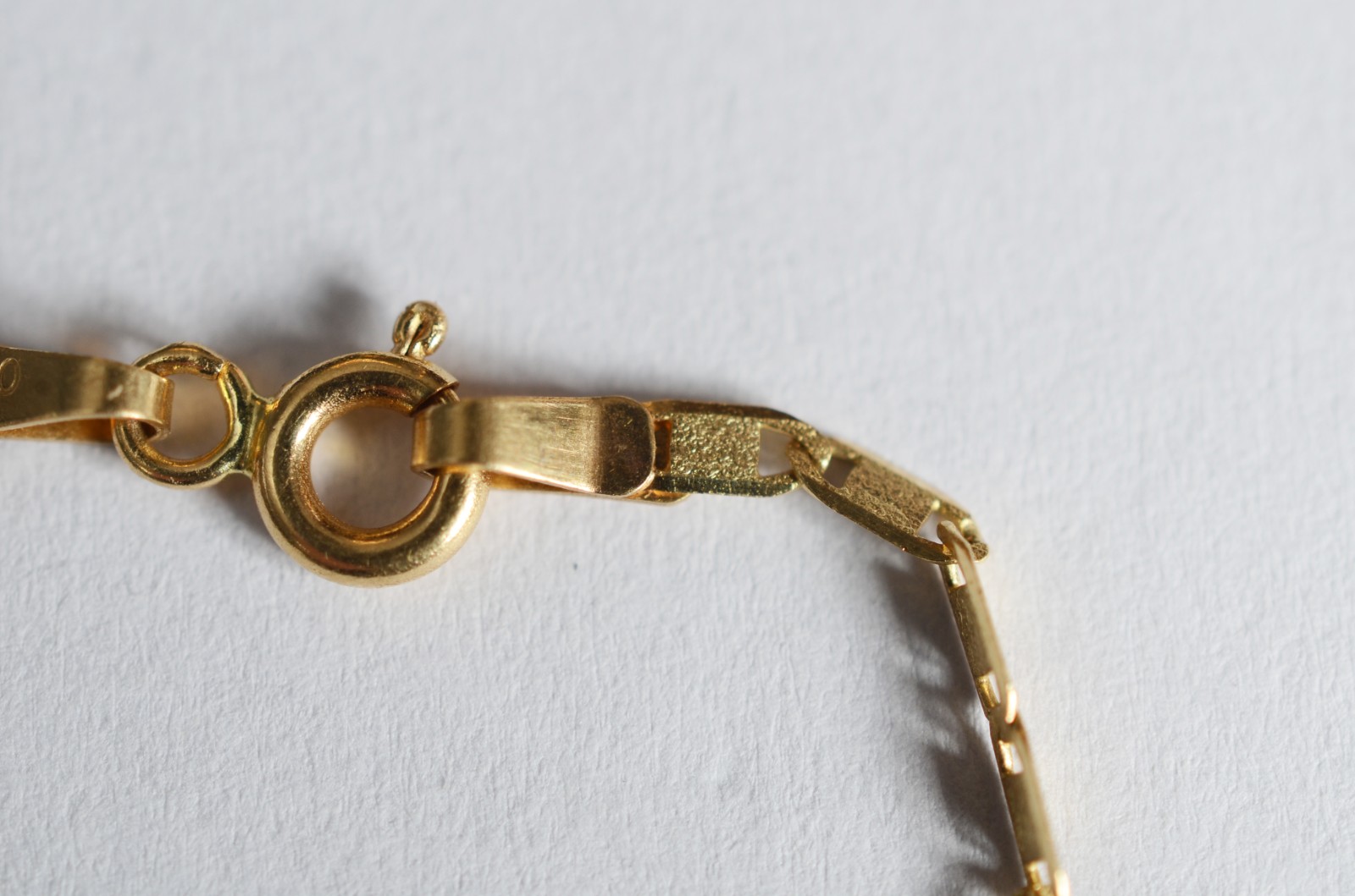 Pulseira de ouro 18 k, contraste 750. (Por motivos de segurança a... - foto 5 de 8