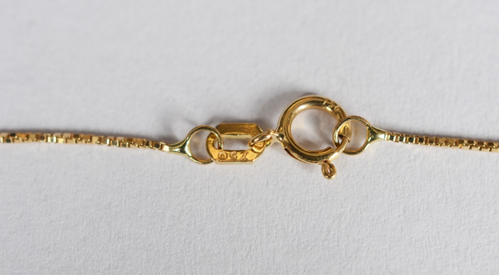 Colar de ouro 18 k, contraste 750 com pendente feitio coração com... - foto 4 de 7