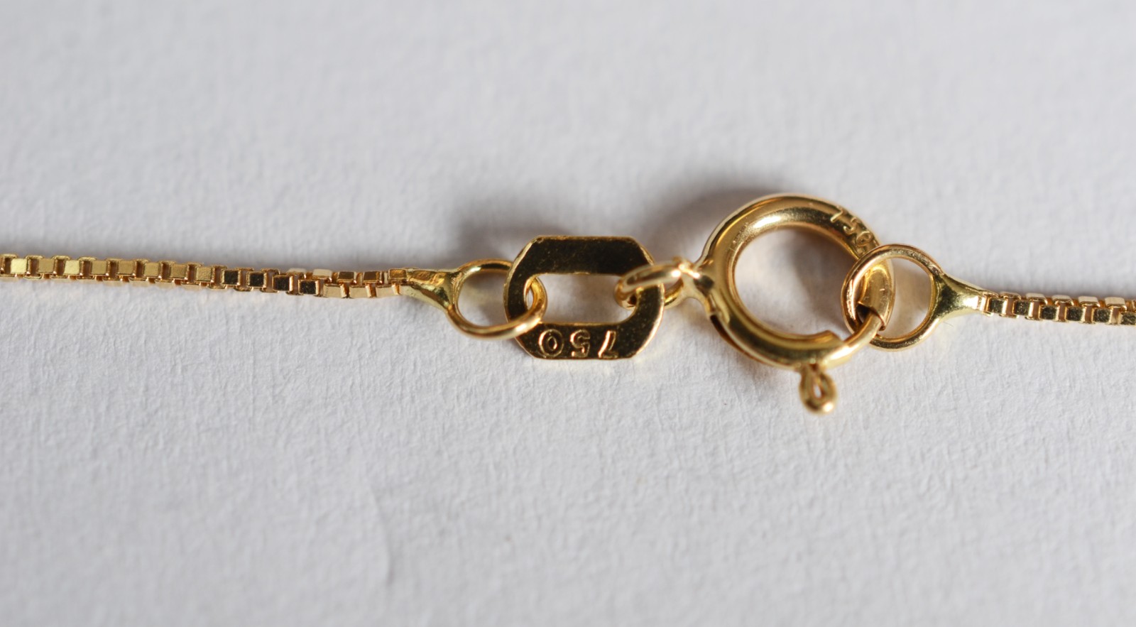 Colar de ouro 18 k, contraste 750 com pendente feitio coração com... - foto 6 de 7