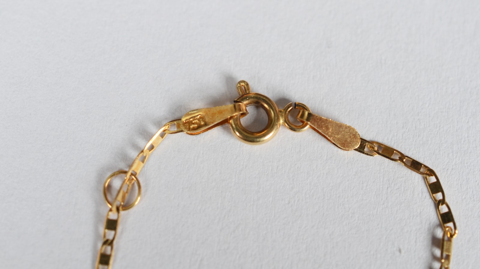 Pulseira de criança de ouro 18 k, contraste 750. (Por motivos de... - foto 4 de 5