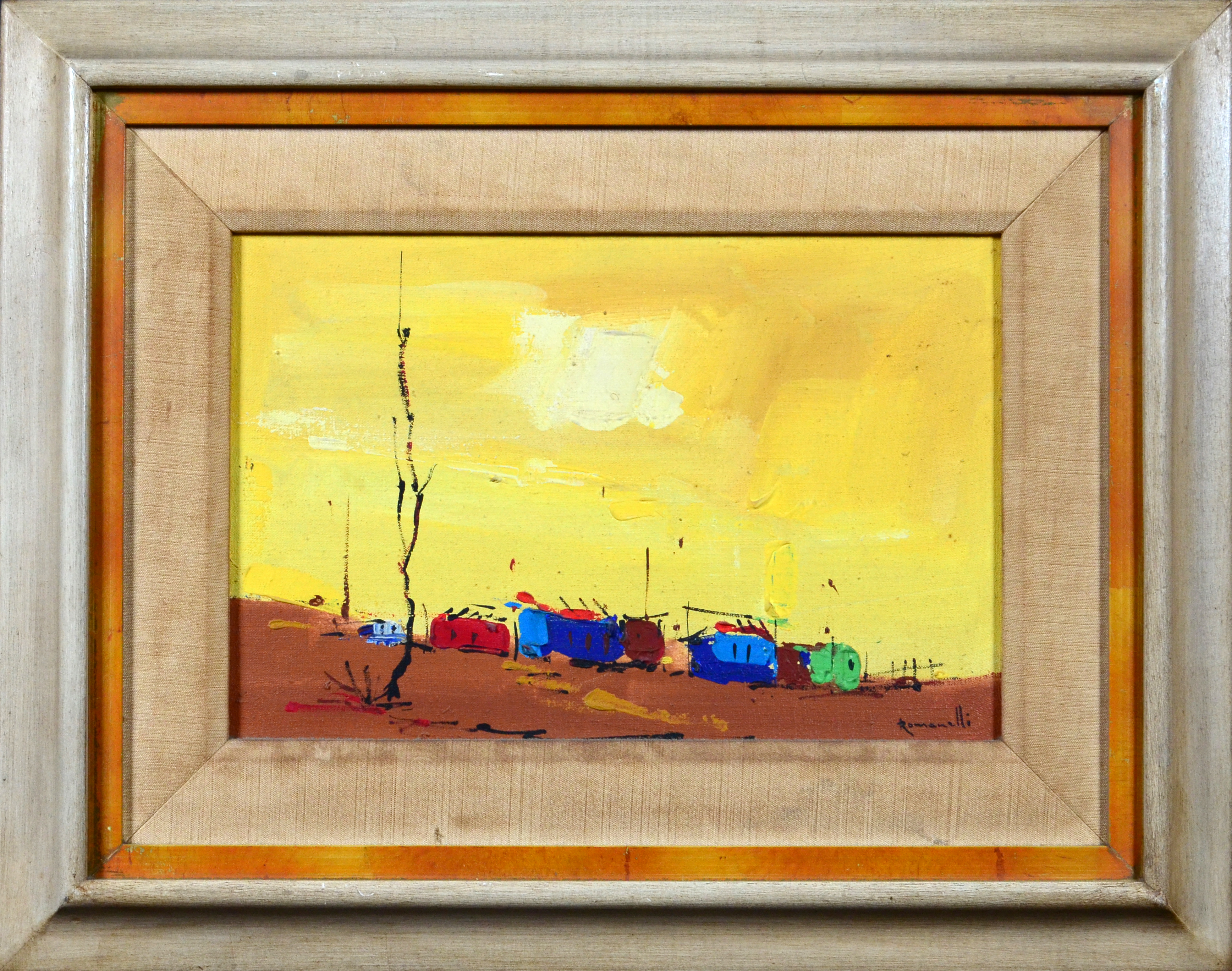 Armando Romanelli (1945), Paisagem com casas - foto 1 de 2