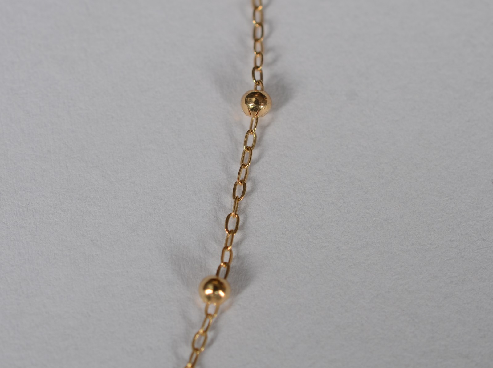Colar de ouro 18 k feitio terço. (Por motivos de segurança a peça não... - foto 6 de 11