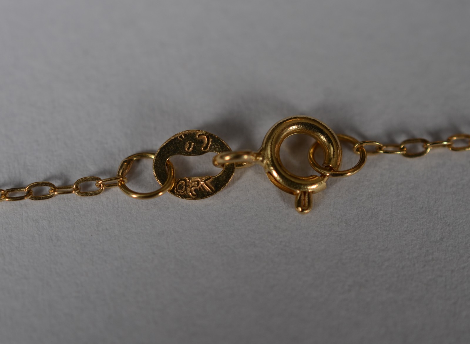 Colar de ouro 18 k feitio terço. (Por motivos de segurança a peça não... - foto 11 de 11
