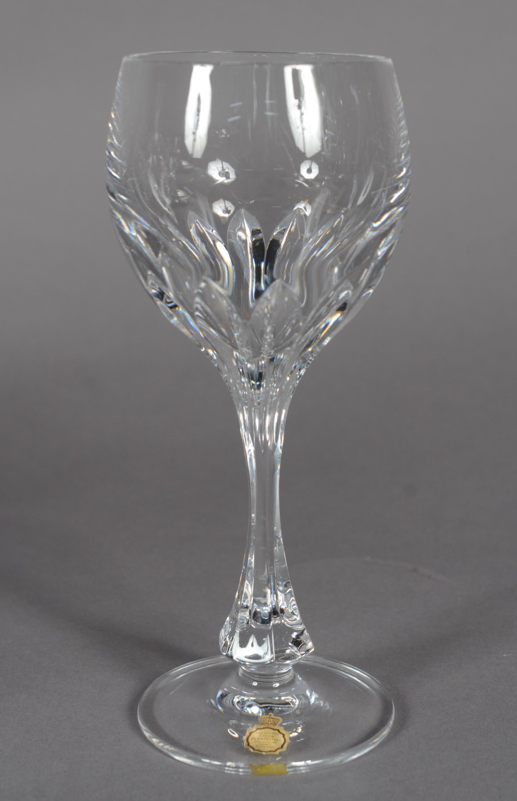 Seis taças para vinho de cristal lapidado. - foto 3 de 7